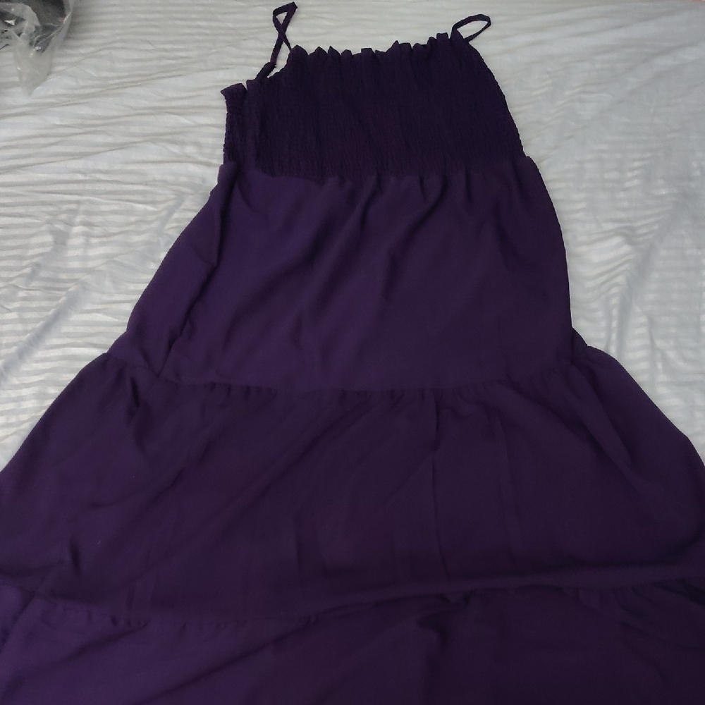 Elegant Purple Maxi Dress